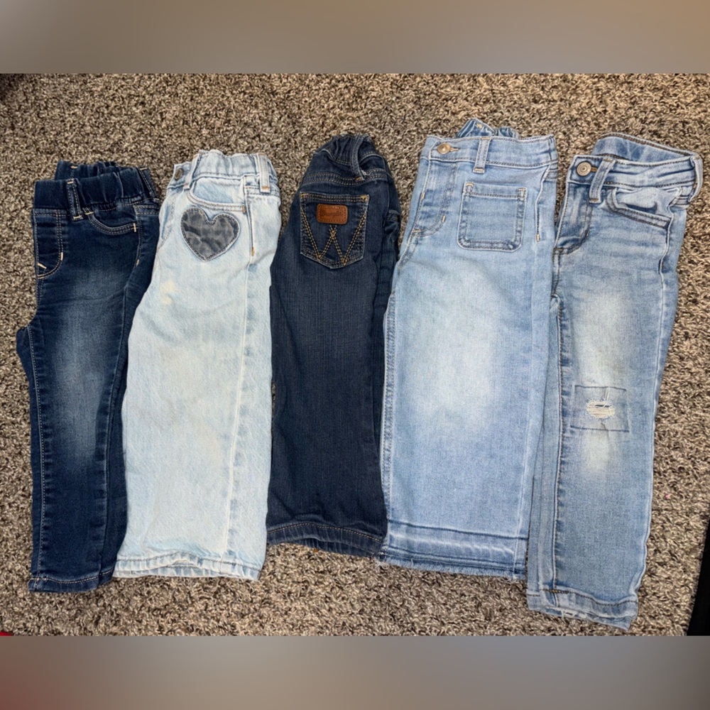 Jeans bundle. Wrangler, baby gap